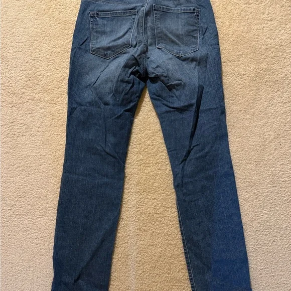 LOFT Women's Straight Leg Blue Jeans - Picture 3 of 3